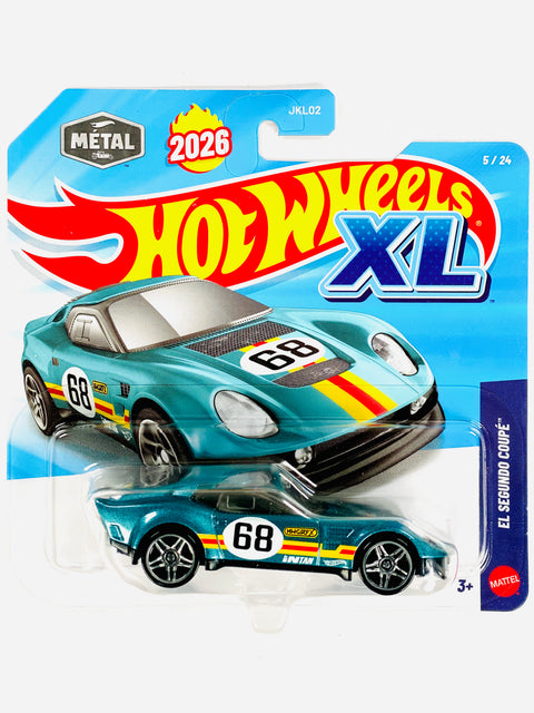 Hot Wheels 2026 XL Series 1:43 Scale Case A El Segundo Coupe