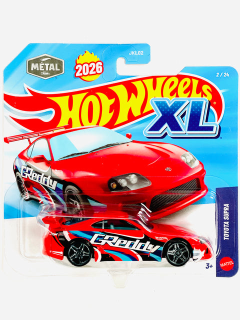 Hot Wheels 2026 XL Series 1:43 Scale Case A Toyota Supra