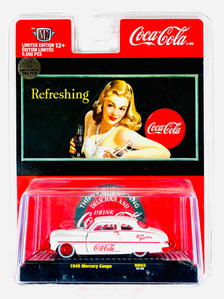 1949 MERCURY CUSTOM, Coca-Cola, (Échelle-Scale 1:64 1949 MERCURY CUSTOM, Coca-Cola, (Échelle-Scale 1:64