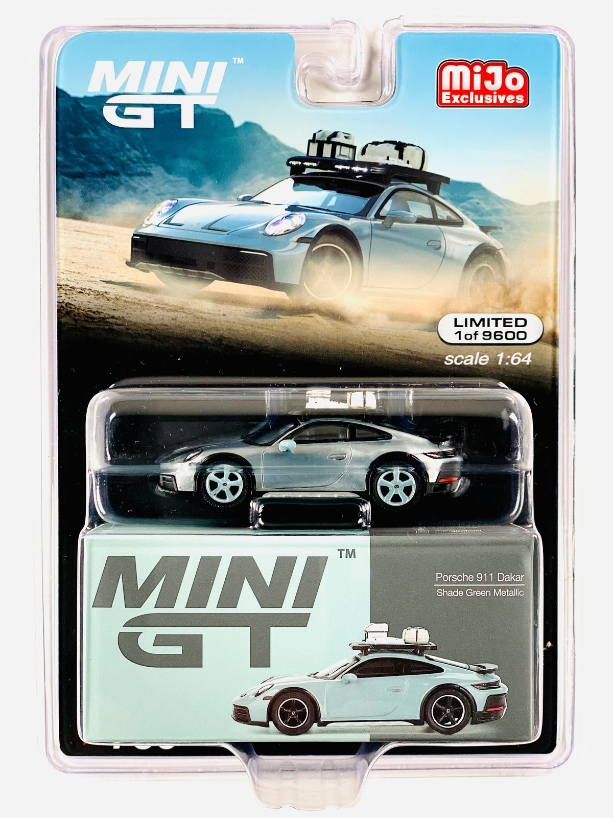 MiniGT ポルシェ 911 Dakar シェードグリーンメタリック 780