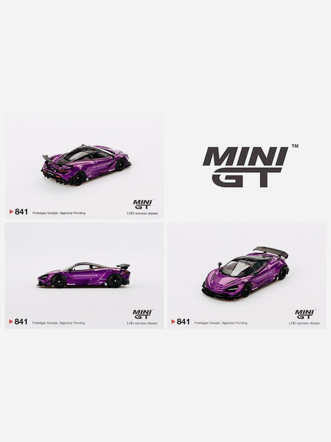 Mini GT Mijo Exclusive McLaren 720S LB-Works Purple #841