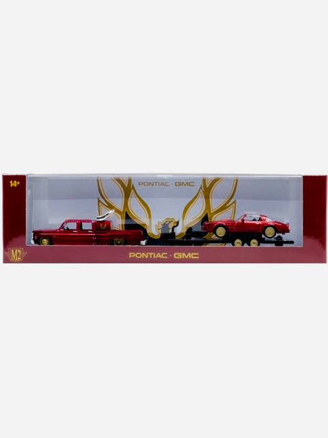M2 Machines Auto Haulers 1977 GMC Sierra 3500 Custom Truck & 1977 Pontiac Firebird Trans Am