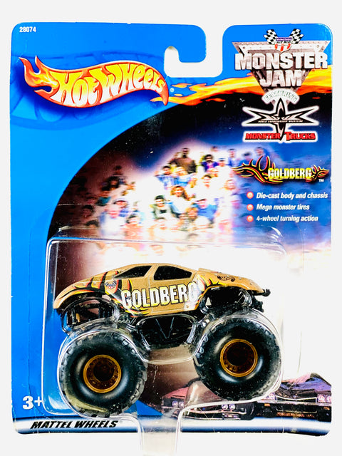 Hot Wheels 2000 Monster Jam Monster Truck Goldberg - Damaged Card