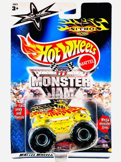 Hot Wheels 2000 Monster Jam Nitro Machine Monster Truck - Damaged Card