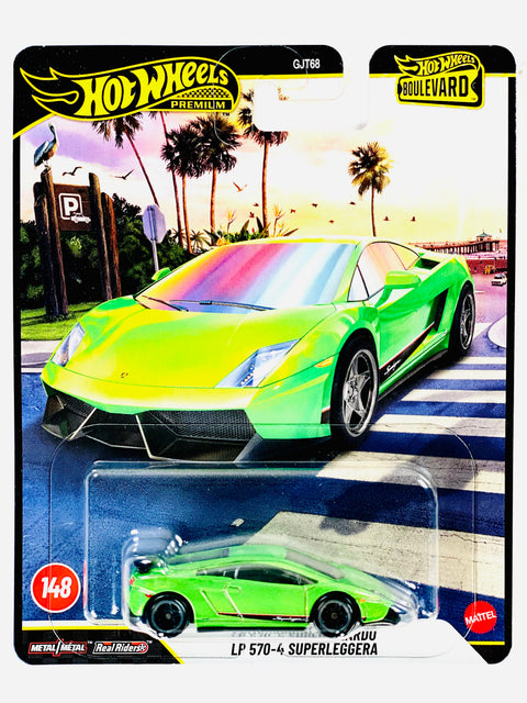 Hot Wheels 2026 Boulevard Lamborghini Gallardo LP 570-4 Superleggera #148 - Damaged Card