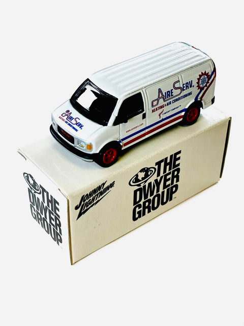 Johnny Lightning The Dwyer Group Aire Serv Utility Van - Damaged Box