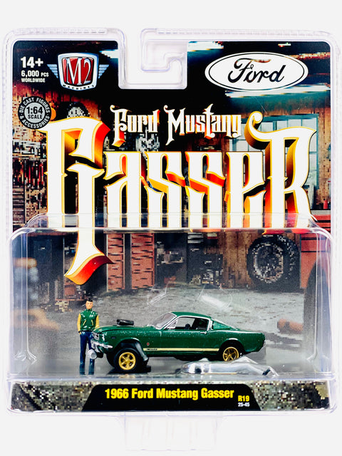 M2 Auto Figs Diorama 1966 Ford Mustang Gasser