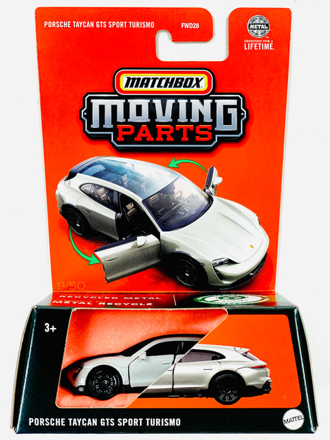 Matchbox 2025 Moving Parts Case A Porsche Taycan GTS Sport Turismo