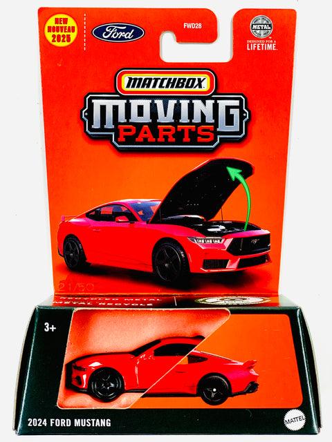 Matchbox 2025 Moving Parts Case A 2024 Ford Mustang
