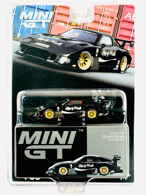 Mini GT Mijo Exclusive Mazda RX-7 LB-Super Silhouette Liberty Walk Black #785