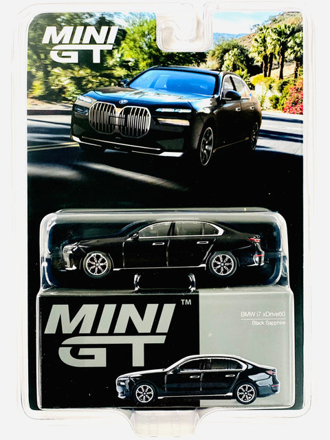 Mini GT Mijo Exclusive BMW i7 eDrive50 Black Sapphire #802