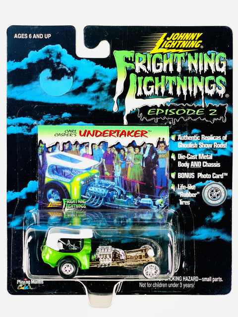 Johnny Lightning Fright'ning Lightnings Episode 2 Carl Caspers Undertaker - Damaged Card/Blister