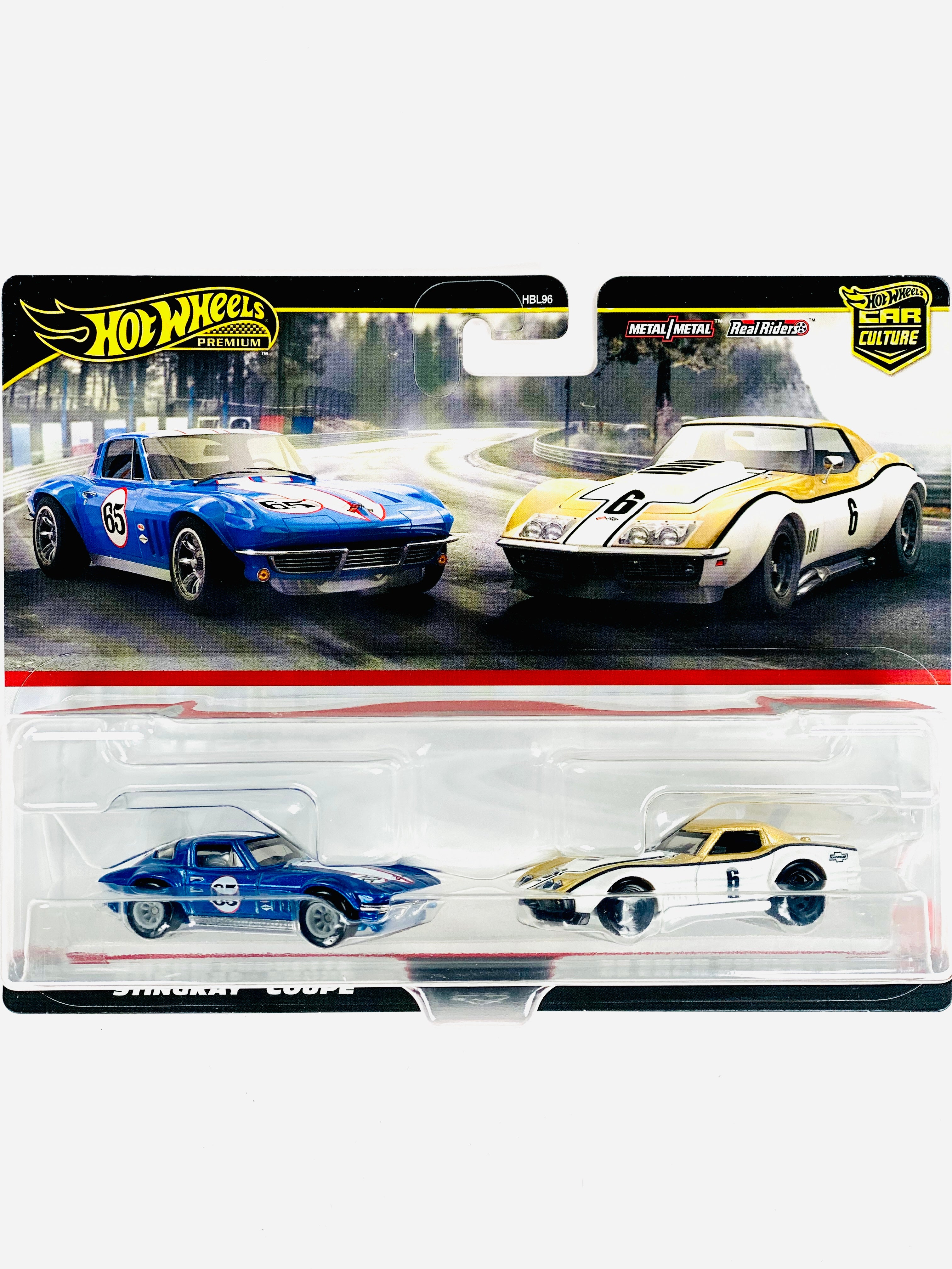 Hot Wheels Premium 2 Pack '69 COPO Corvette / Custom