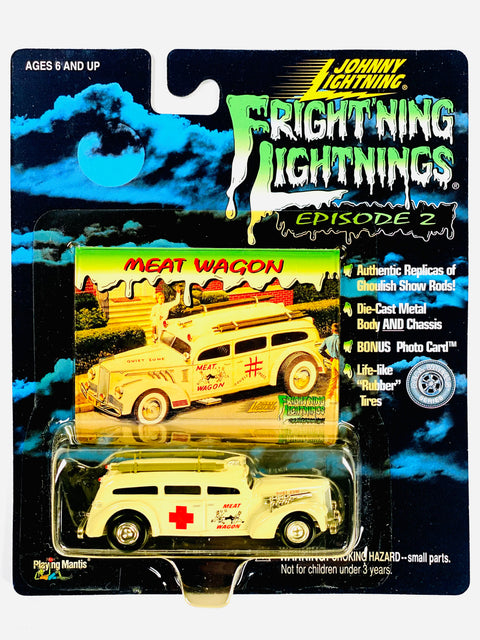 Johnny Lightning Fright'ning Lightnings Episode 2 Meat Wagon - Damaged Card/Blister
