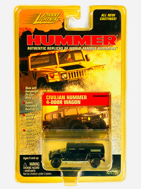 Johnny Lightning Civilian Hummer 4 Door Wagon - Damaged Card/Blister