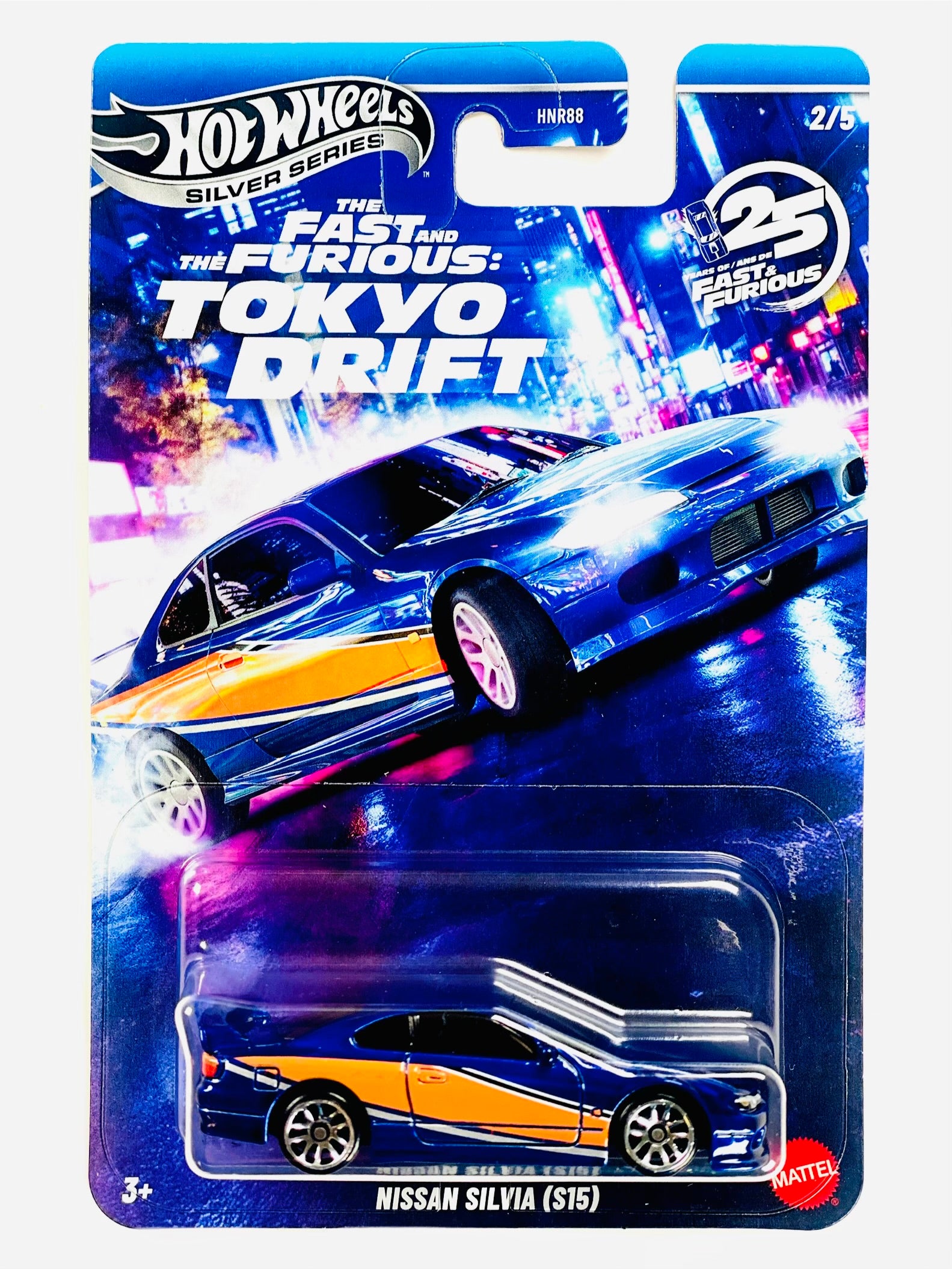 Hot Wheels 2026 Silver Series Fast & Furious Tokyo Drift Nissan