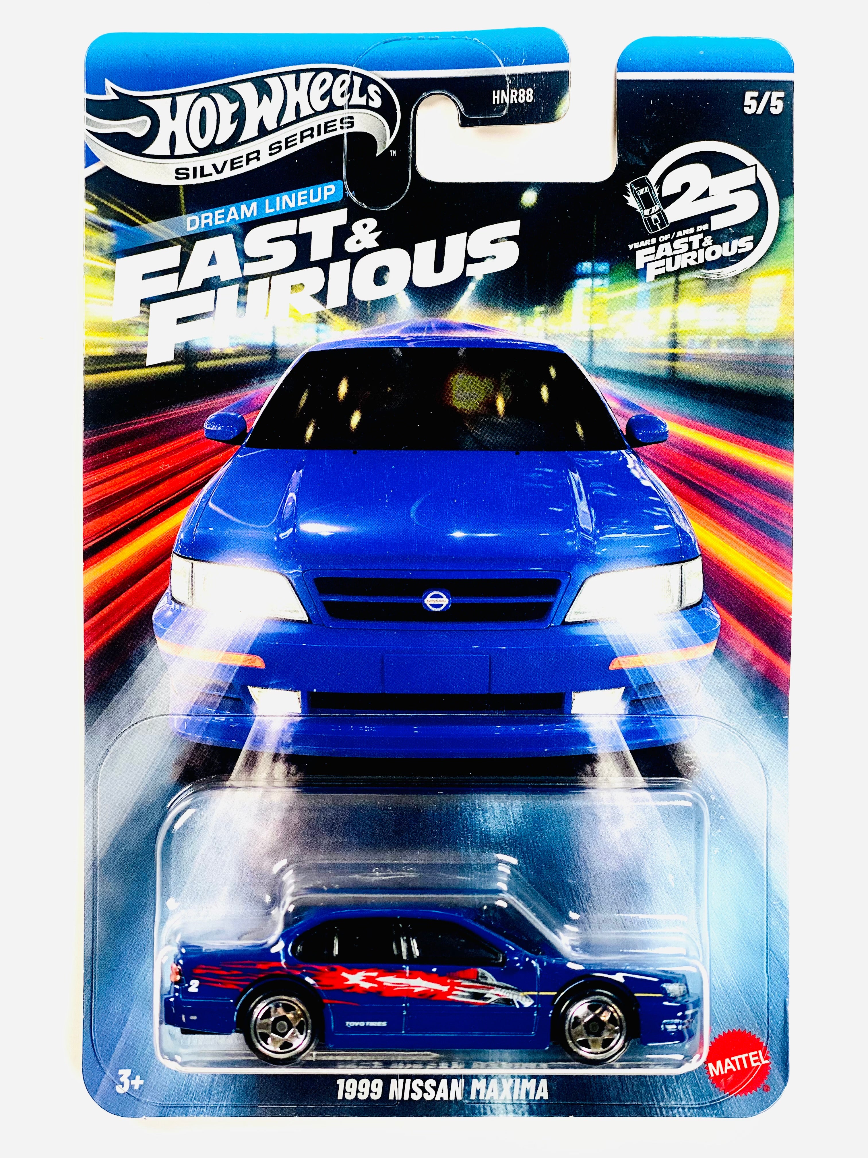 Hot Wheels 2026 Silver Series Fast & Furious 1999 Nissan Maxima