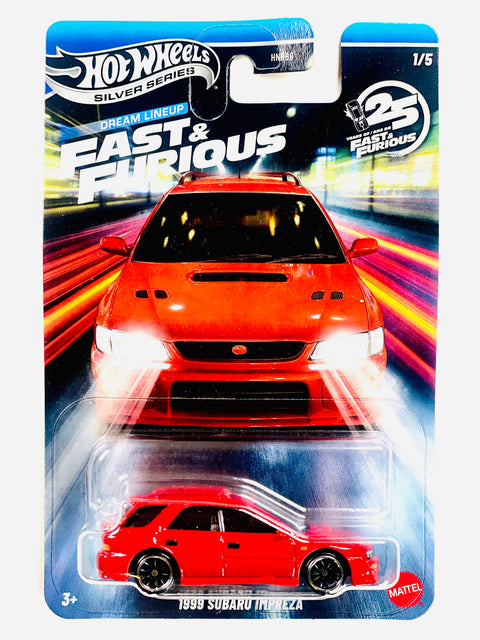 Hot Wheels 2026 Silver Series Fast & Furious 1999 Subaru Impreza