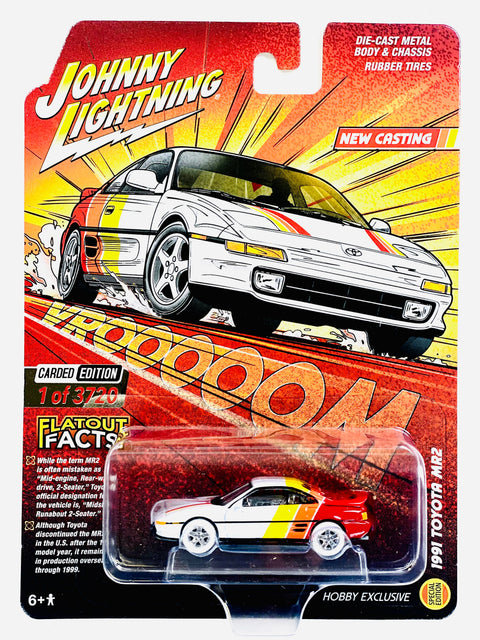 Johnny Lightning Hobby Exclusive 1991 Toyota MR2 Chase - Damaged Card