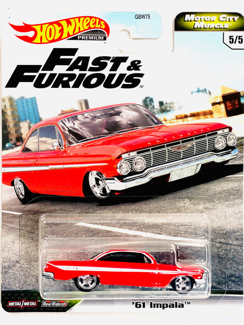 Hot Wheels 2020 Fast & Furious Motor City Muscle '61 Impala
