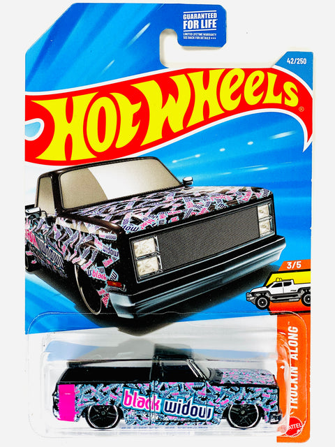 Hot Wheels 2026 Truckin' Along '83 Chevy Silverado - Damaged Card