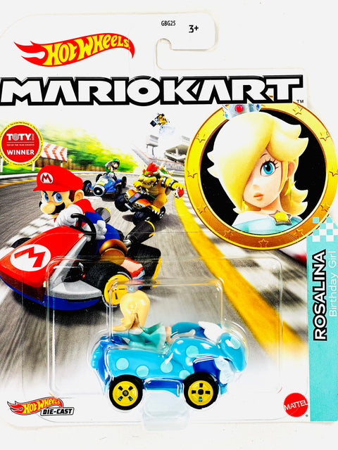 Hot Wheels 2026 Character Cars Mario Kart Rosalina Birthday Girl