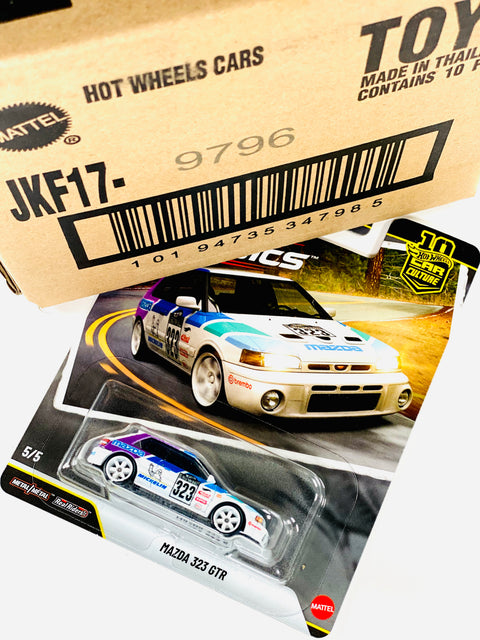Hot Wheels 2026 Car Culture Mazda 323 GTR Factory Sealed Solid Pack (10 Cars)