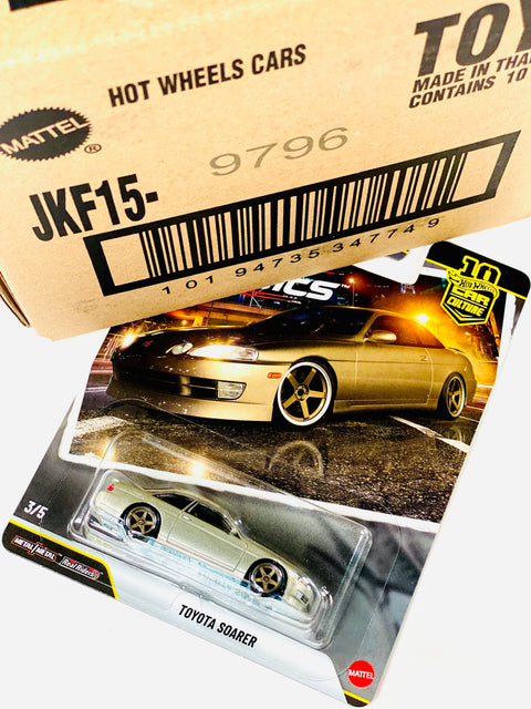 Hot Wheels 2026 Car Culture Toyota Soarer Factory Sealed Solid Pack (10 Cars)