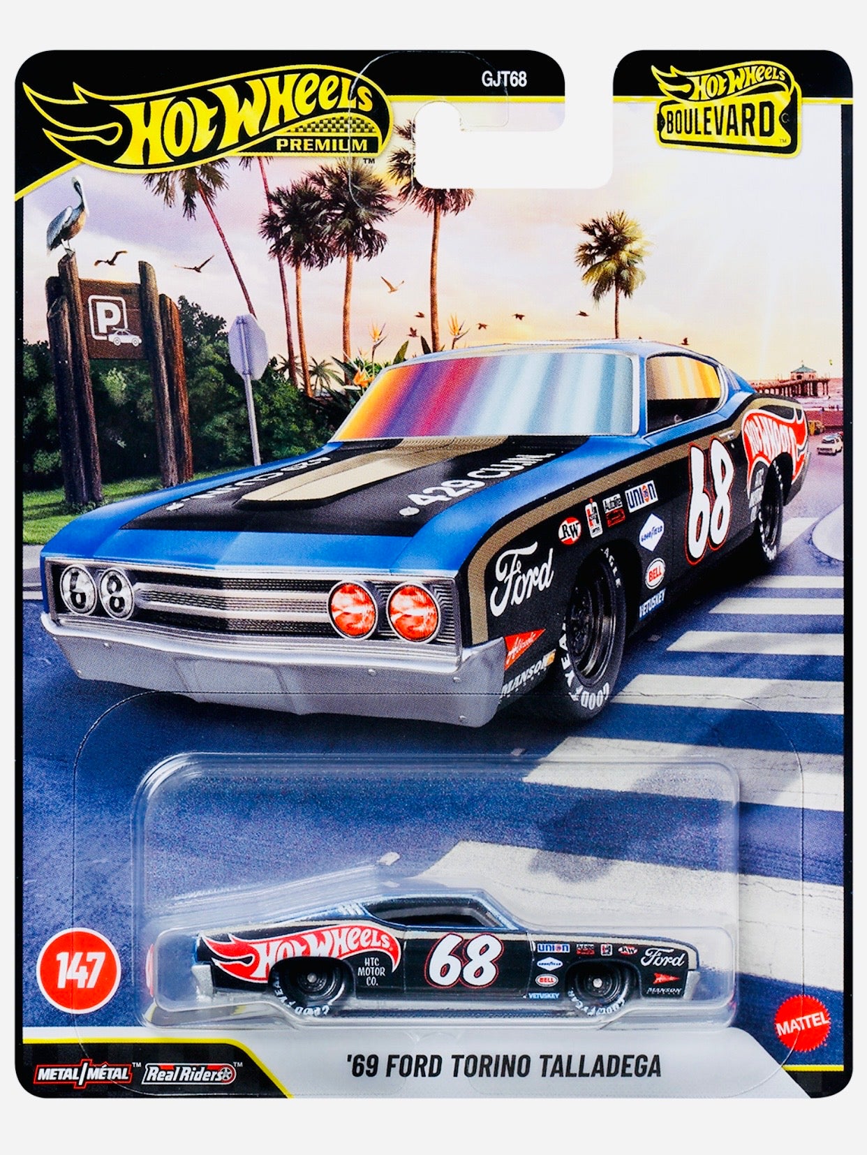 Hot Wheels 2026 Boulevard '69 Ford Torino Talladega #147 – Jcardiecast