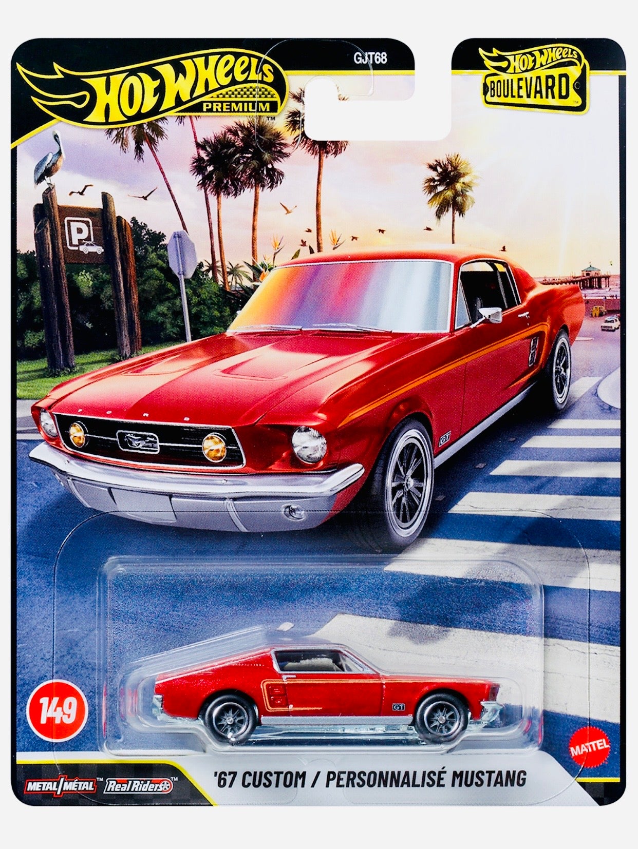 ワンオフ　ホットウィール　改造　マスタング Hot Wheels 2026 Boulevard '67 Custom / Personnalise Mustang #149