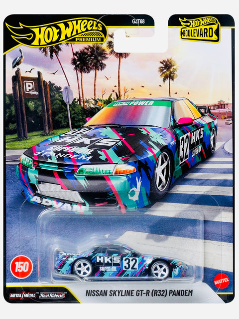 Hot Wheels 2026 Boulevard Nissan Skyline GTR R32 Pandem #150