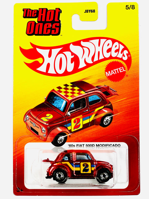 Hot Wheels The Hot Ones '60s Fiat 500D Modificado - Damaged Card/Blister
