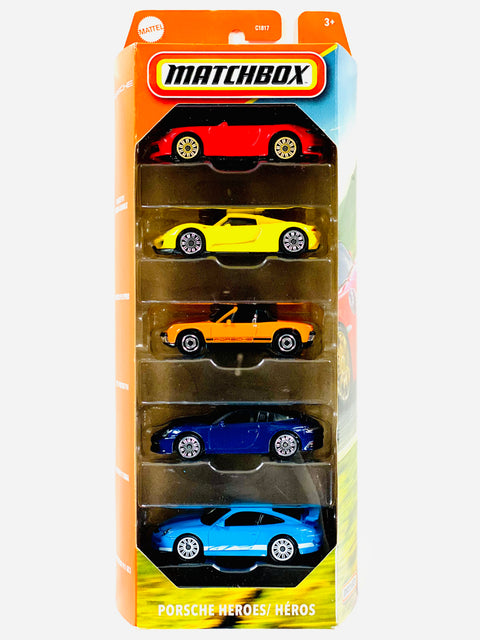 Matchbox 2025 Porsche Heroes 5-Pack - Damaged Box