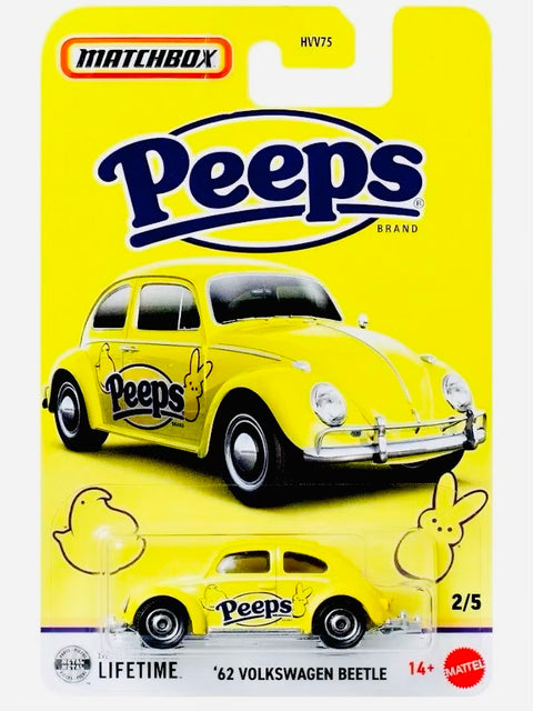 Matchbox 2026 Candy Case E Peeps '62 Volkswagen Beetle