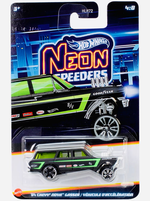 Hot Wheels 2026 Neon Speeders '64 Chevy Nova Gasser