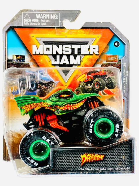 Spin Master Monster Jam Series 25 Dragon - Damaged Card/Blister