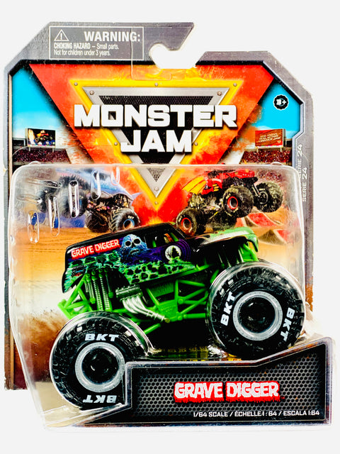 Spin Master Monster Jam Series 24 Grave Digger - Damaged Card/Blister