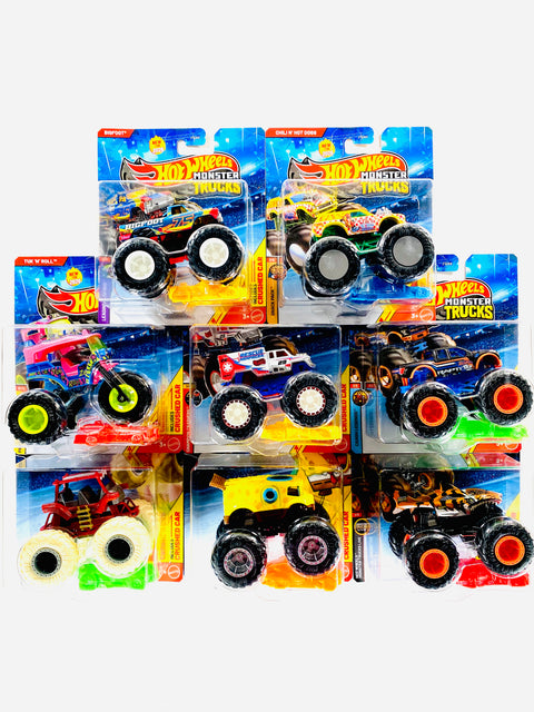 Hot Wheels 2026 Monster Truck & Car Factory Sealed Case E (8 Cars)