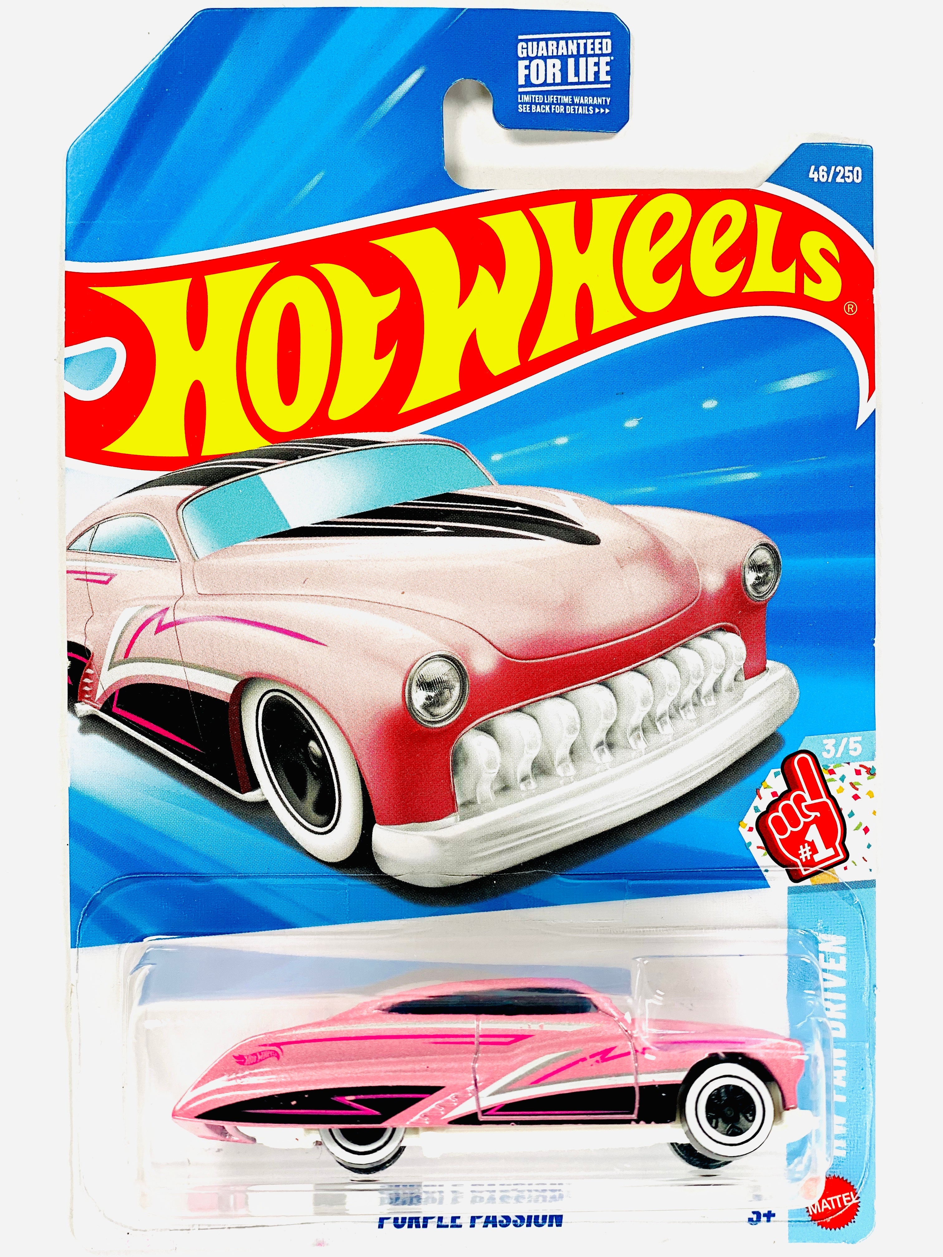 ミニカー Hot Wheels NEWSLETTER PASSION PINK Hot Wheels HW Fan Driven Purple Passion Pink (46/250) - Damaged
