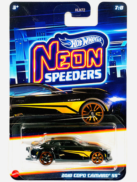 Hot Wheels 2025 Neon Speeders 2018 Copo Camaro SS