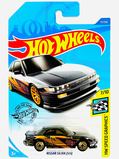 Hot Wheels HW The '90s Nissan Silvia S13 Gray (111/250) - Damaged Card