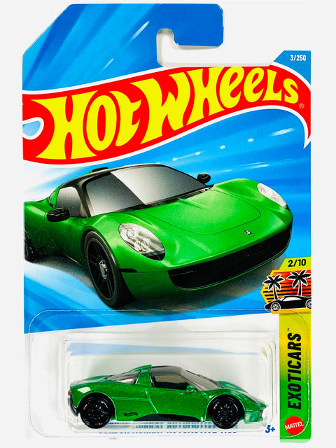 Hot Wheels Exoticars Gordon Murray Automotive T.33 Green (3/250) - Damaged Card