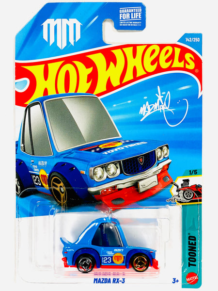 Hot Wheels MAD MIKE MAZDA RX-3 10台 Hot Wheels Tooned Mad Mike Mazda RX3 - Damaged Card/Blister