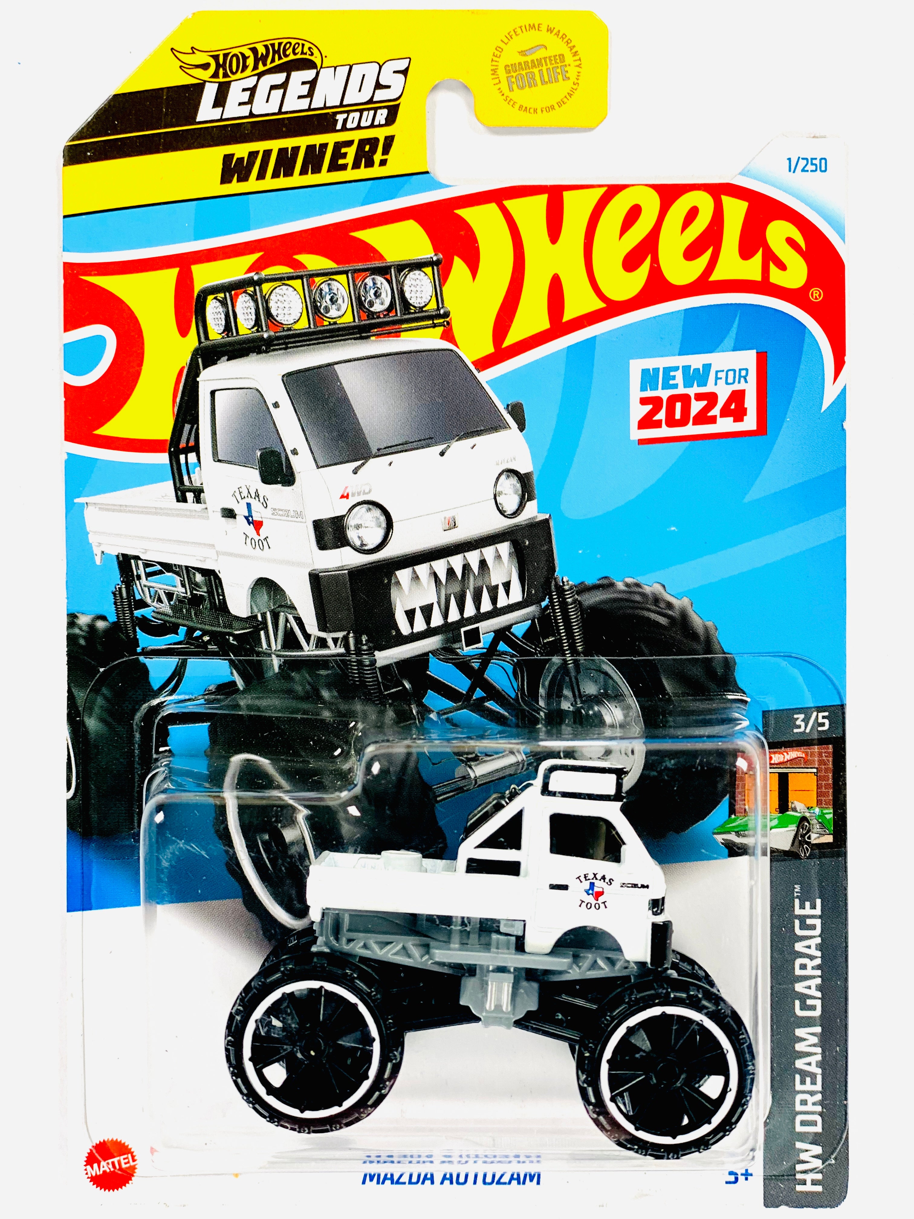 Hot Wheels Legends Tour HW Dream Garage Mazda Autozam White (1/250