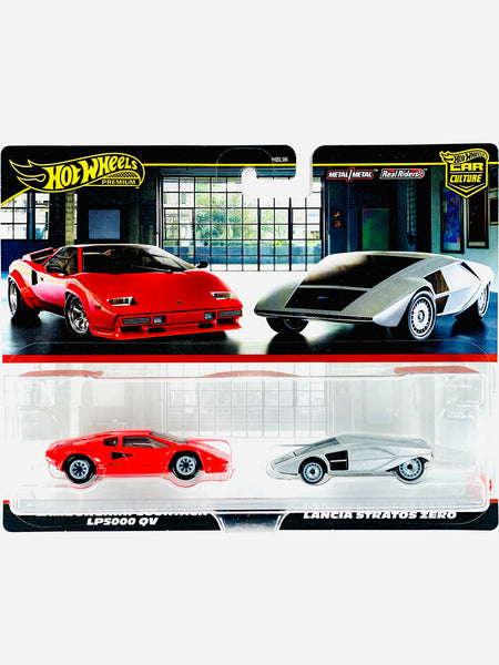 Hot Wheels 2025 Target Exclusive 2 Pack Lamborghini Countach