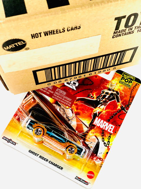 Hot Wheels 2025 Pop Culture Case H Ghost Rider Charger Solid Pack (10 Cars)