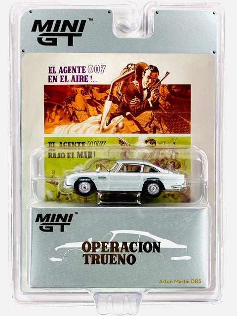 Mini GT Mijo Exclusive Aston Martin DB5 James Bond 007 Thunderball Spanish Packaging #901S