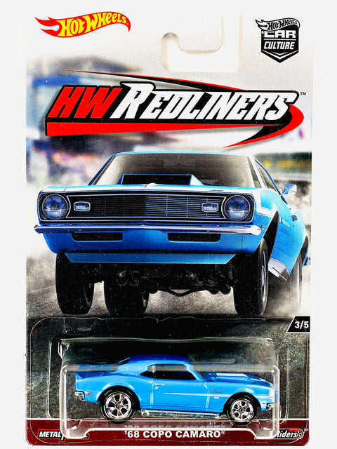 Hot Wheels 2017 HW Redliners '68 Copo Camaro - Damaged Card/Blister