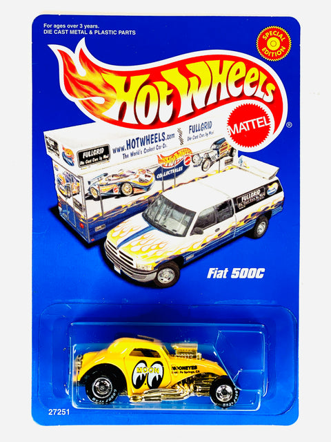 Hot Wheels 2001 Mooneyes Fiat 500C - Damaged Card