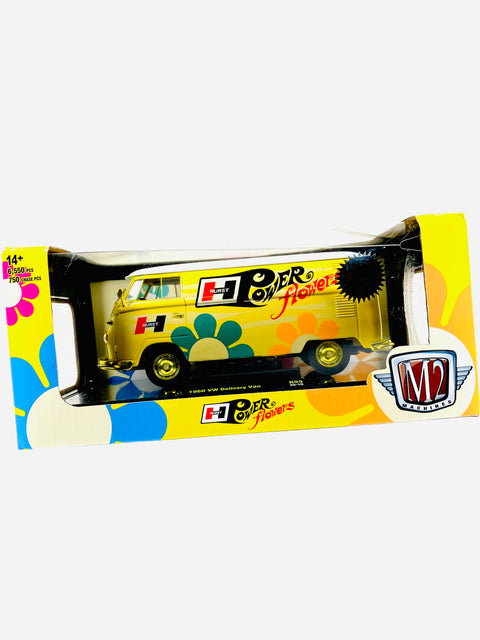 M2 Machines 1/24 Scale Hurst Power Flowers 1960 VW Delivery Van Chase